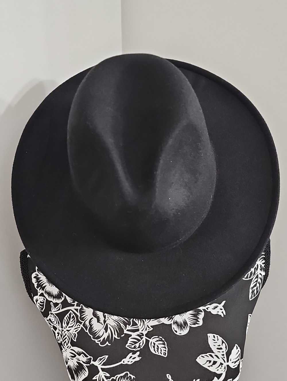 Black Wide Brim Fedora